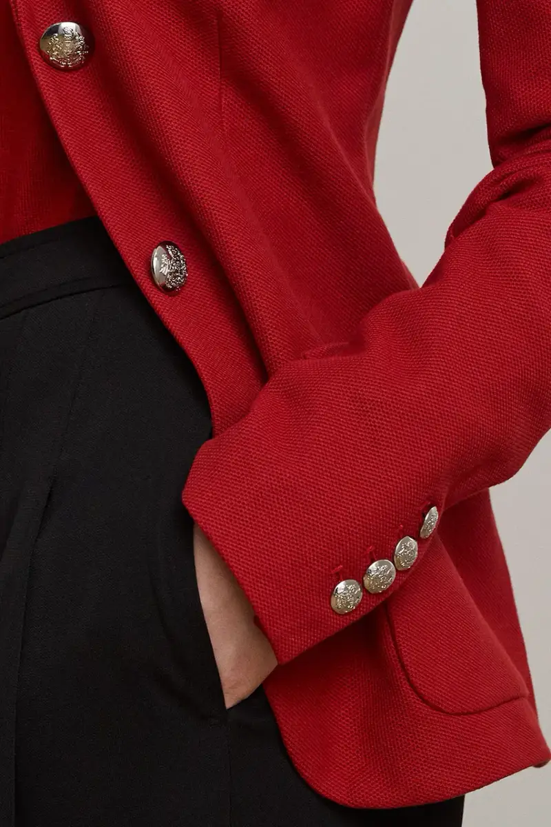 giacca colore beige 200797305 Rosso miniatura 5