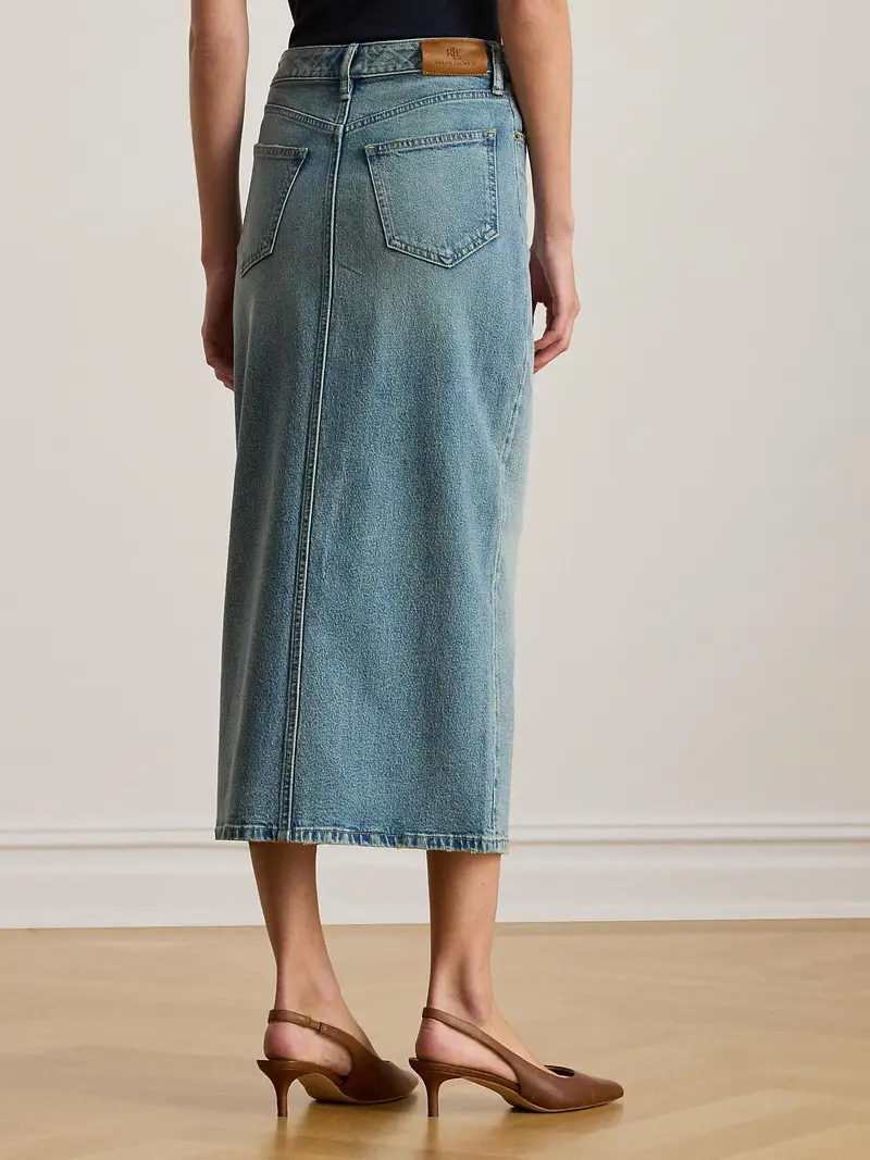 Gonna blu chiaro miniatura 3