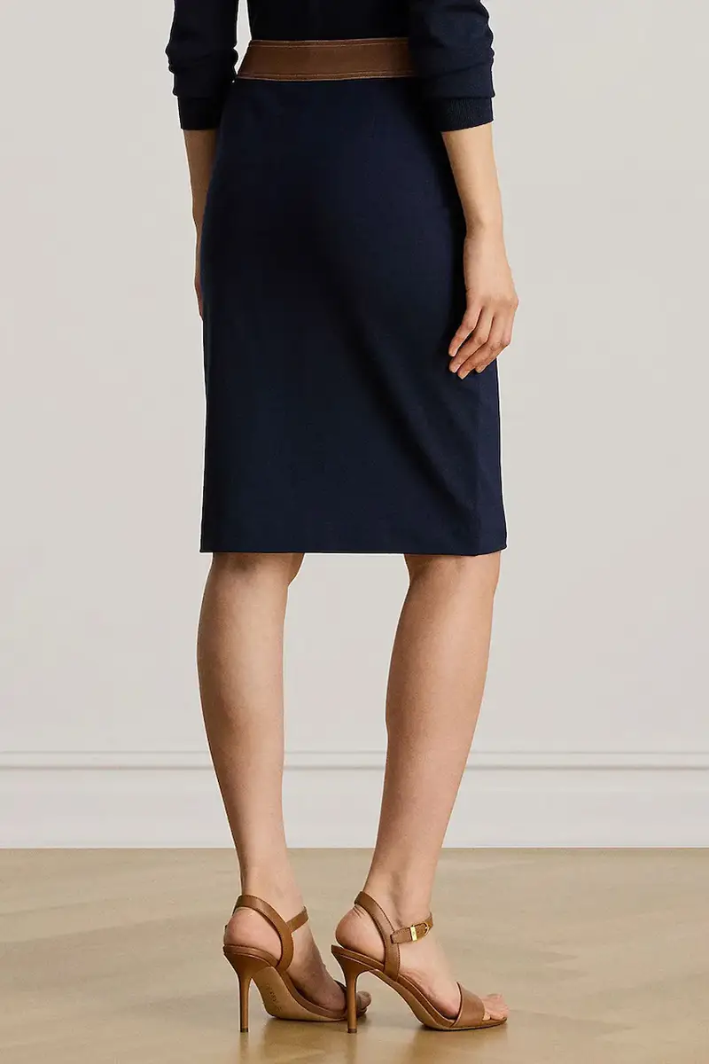 gonna colore blu navy 200980024 miniatura 3