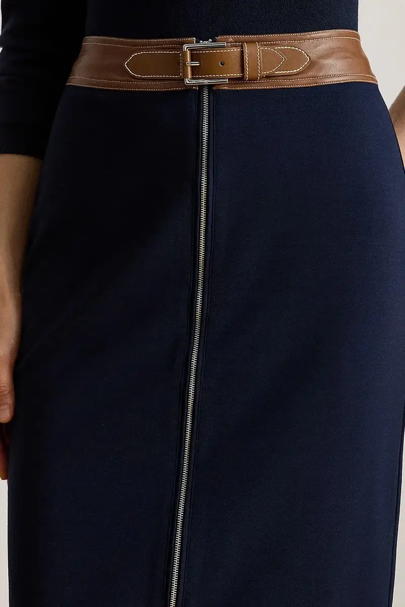 gonna colore blu navy 200980024 miniatura 4