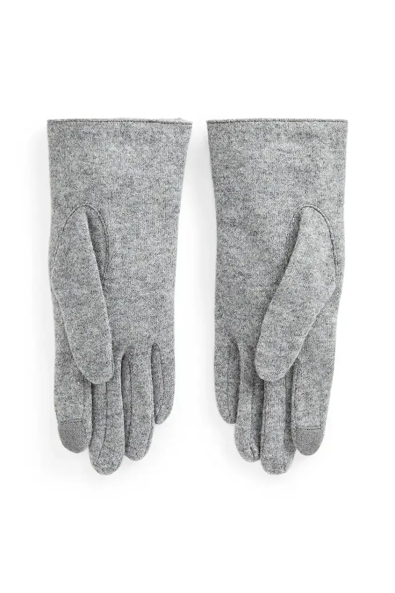 Lauren Ralph Lauren Guanti Donna Grigio 3611505 miniatura 2