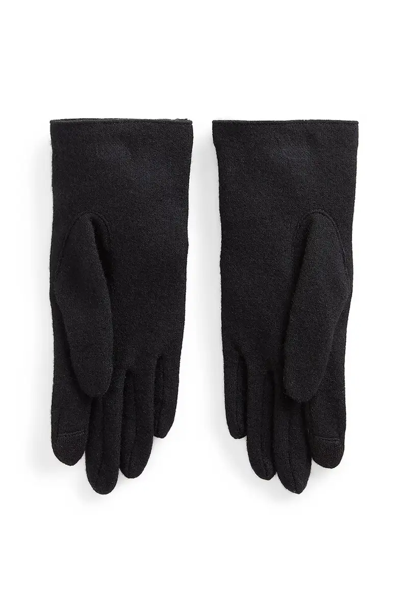 Lauren Ralph Lauren Guanti Donna Nero 3647931 miniatura 2