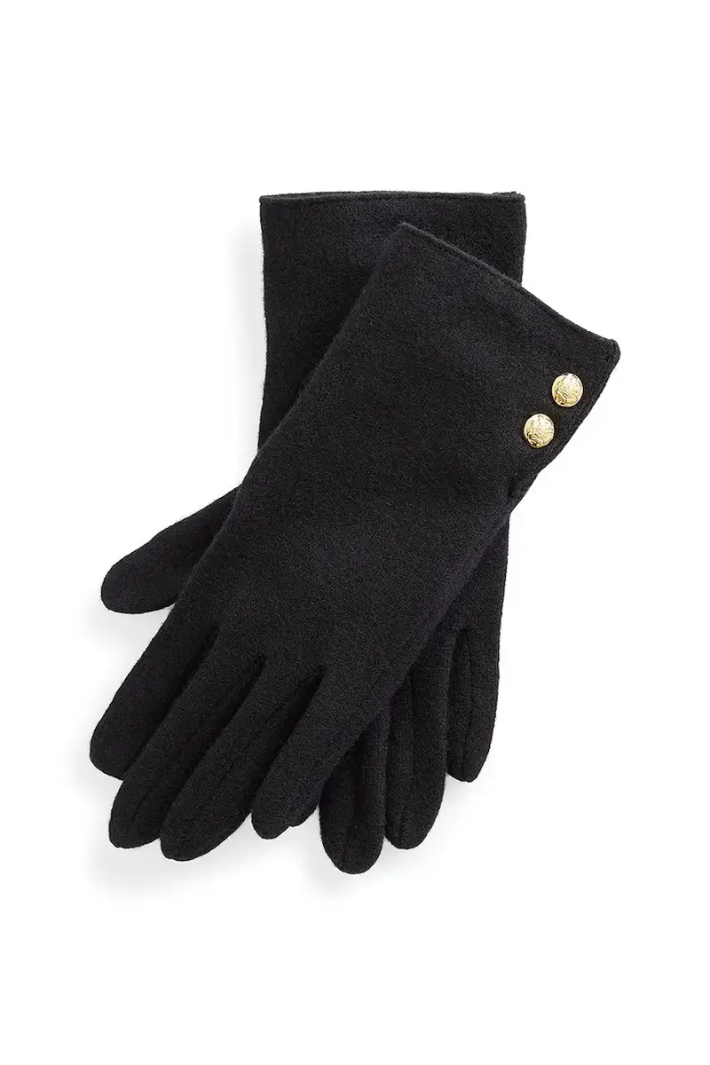 Lauren Ralph Lauren Guanti Donna Nero 3647931