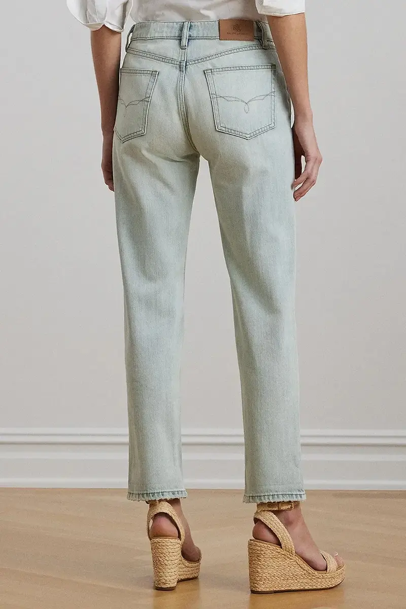 Lauren Ralph Lauren Jeans Donna Blu 3580369 miniatura 4