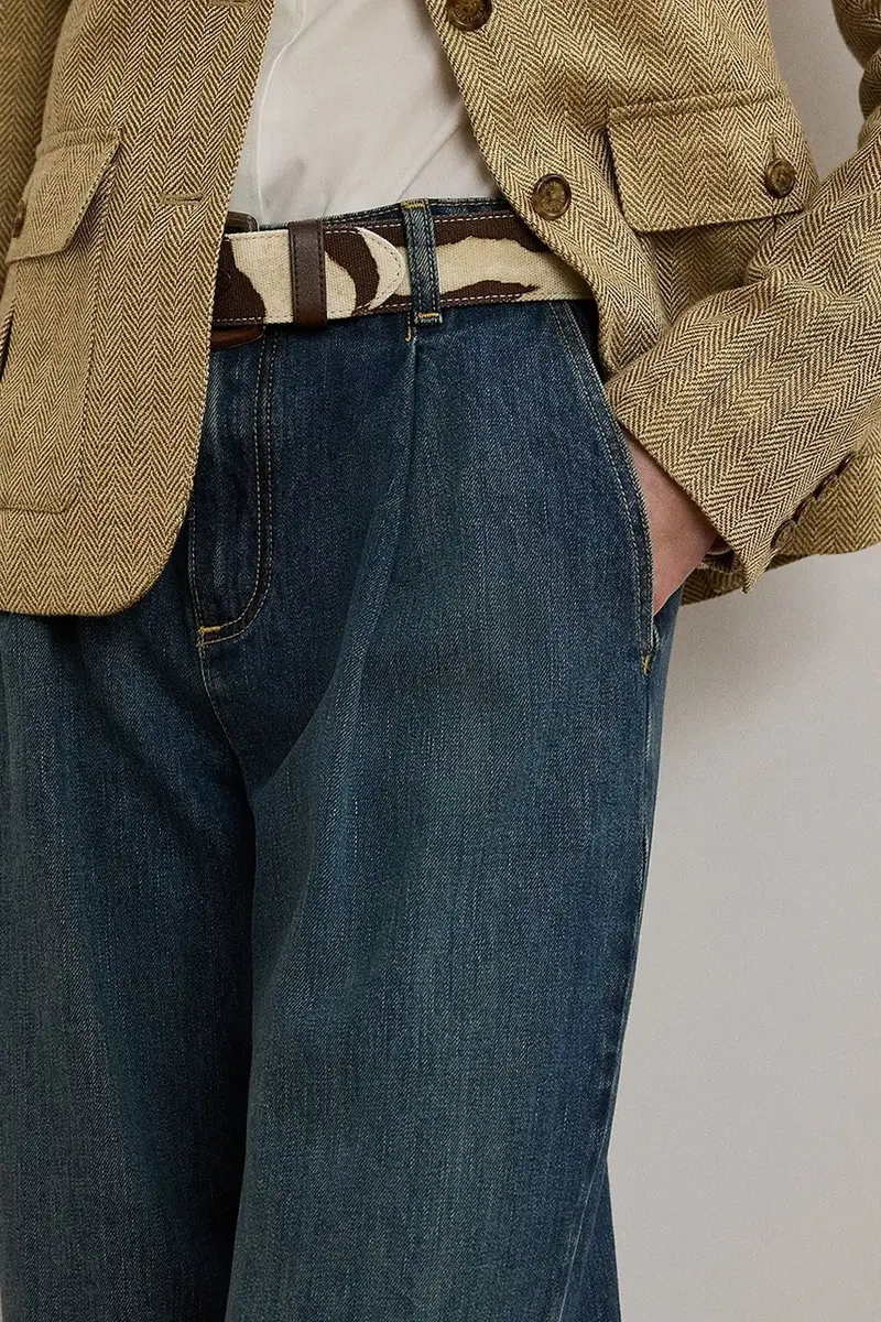 Lauren Ralph Lauren Jeans Donna Blu 3766594 miniatura 5