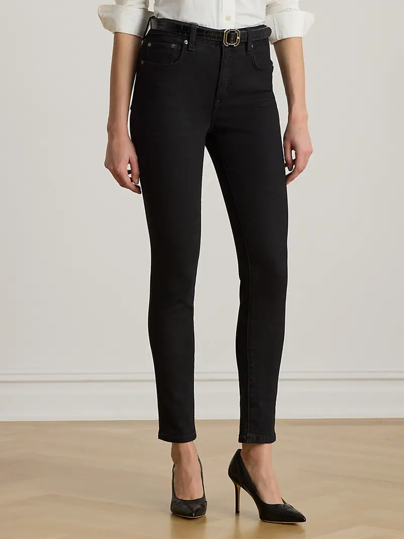 Lauren Ralph Lauren Jeans Nero 4270641 miniatura 2
