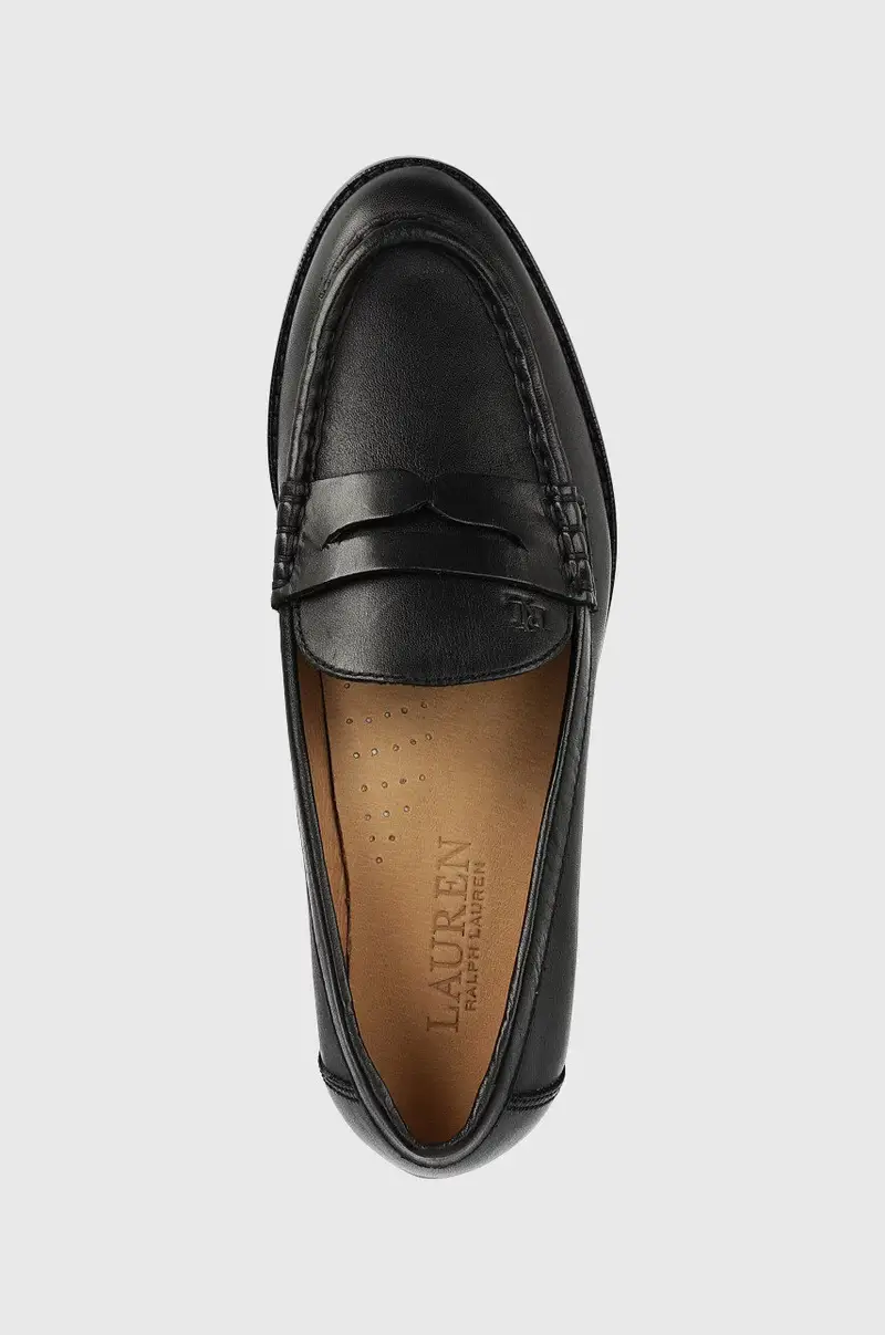 Lauren Ralph Lauren Mocassini Donna Nero 3149578 miniatura 4