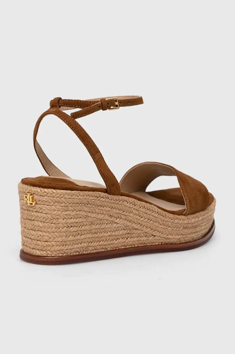 Lauren Ralph sandali in camoscio Leona colore beige 802920421002 802920421001 miniatura 3