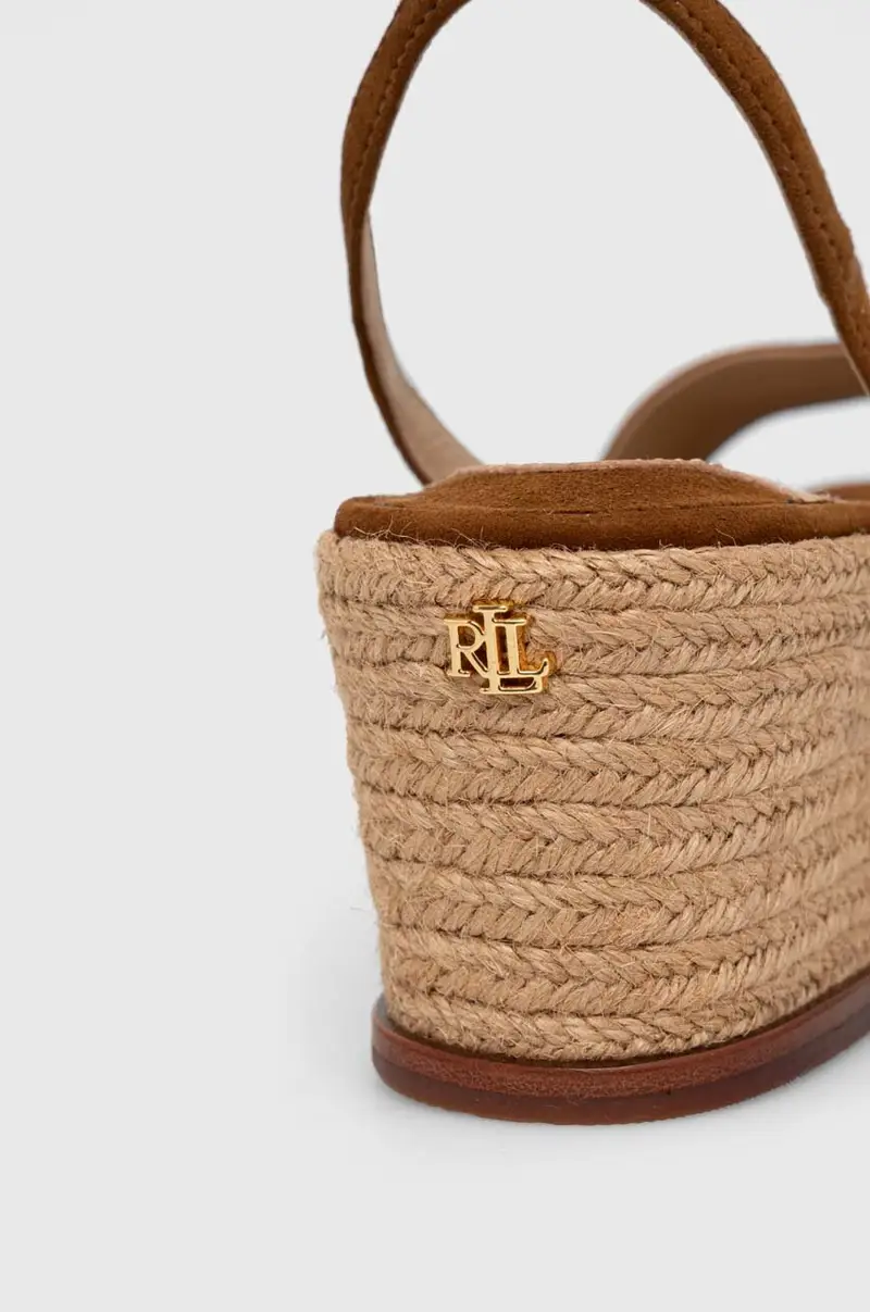 Lauren Ralph sandali in camoscio Leona colore beige 802920421002 802920421001 miniatura 4