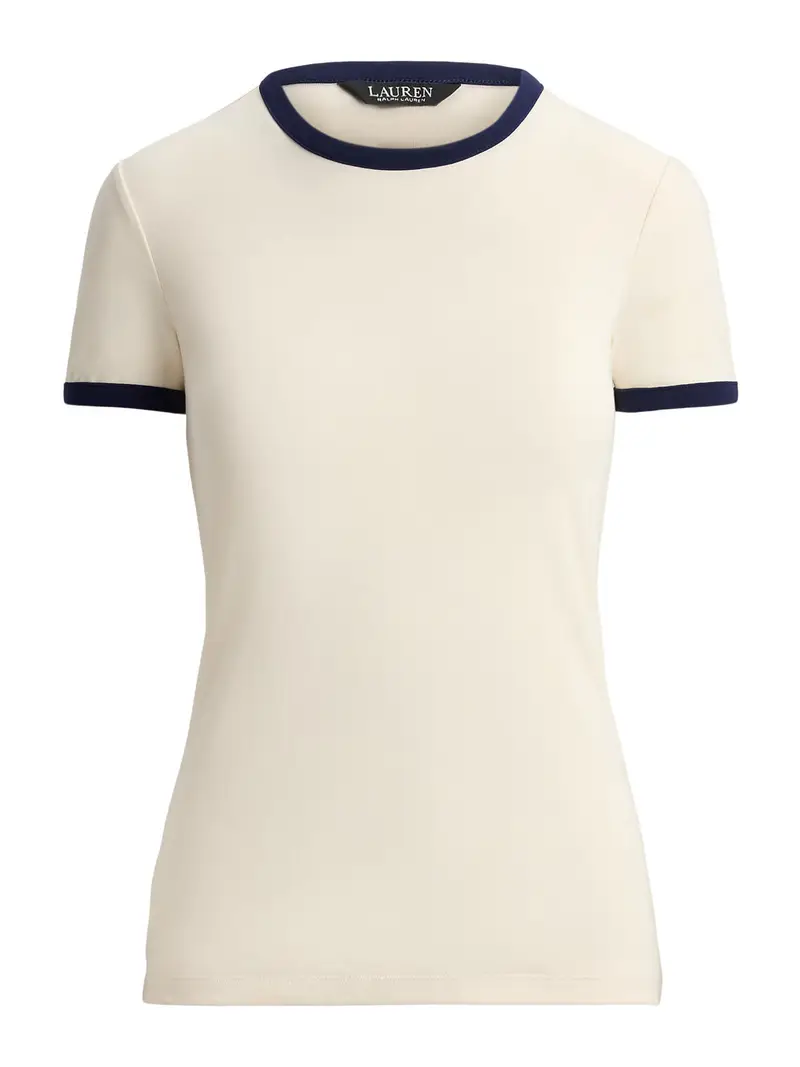 Maglietta beige chiaro / marino