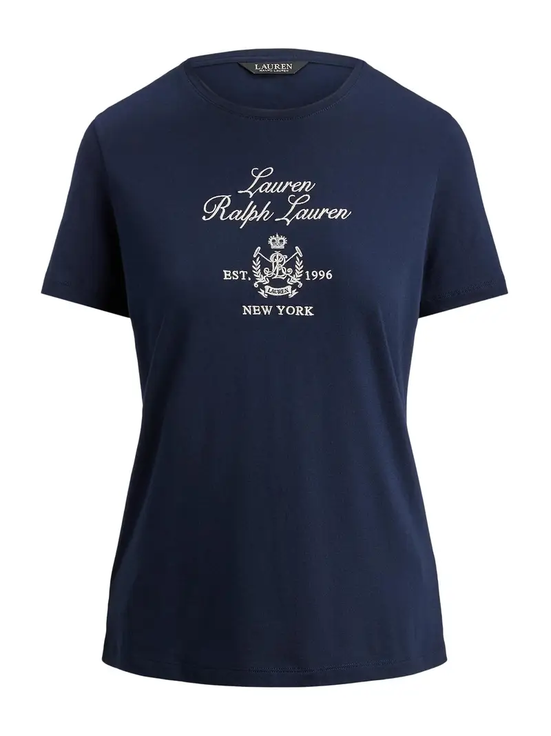 Maglietta écru / navy Écru