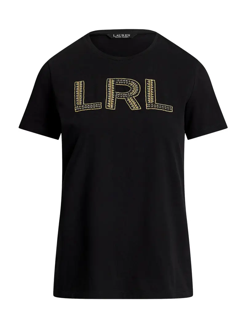 Lauren Ralph Lauren Maglietta  giallo / nero / bianco