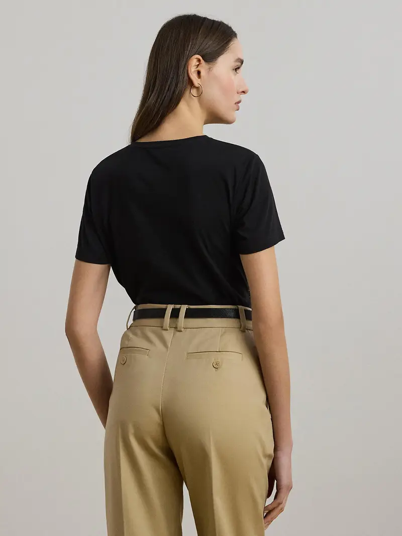 Lauren Ralph Lauren Maglietta giallo / nero / bianco miniatura 2