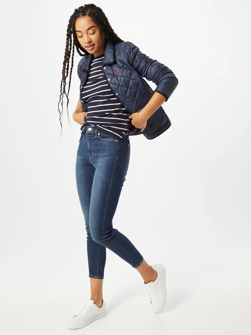 Lauren Ralph Lauren Maglietta navy / bianco miniatura 3