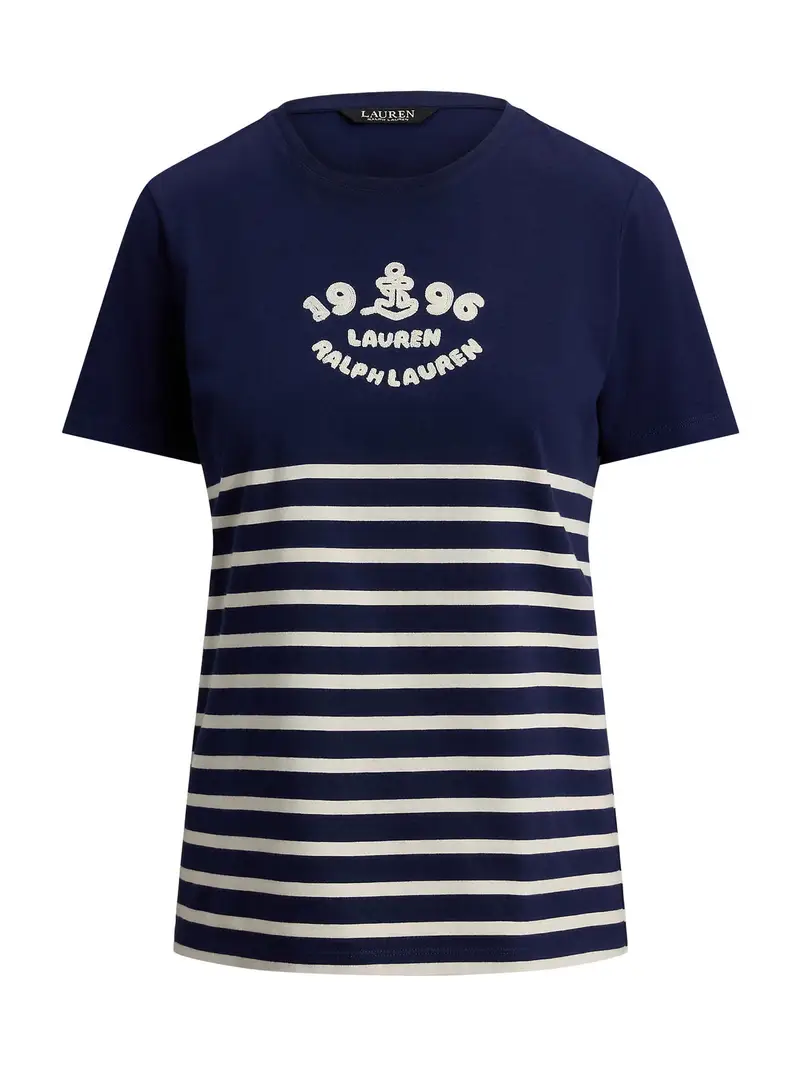 Maglietta navy / offwhite