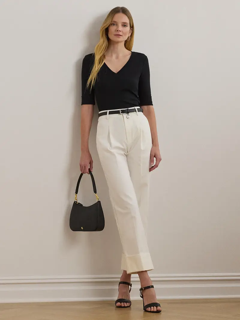 Lauren Ralph Lauren Maglietta nero miniatura 3