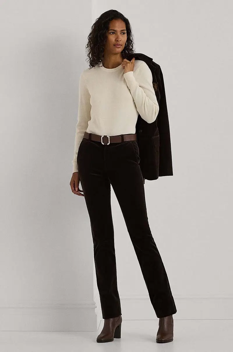 maglione donna colore beige miniatura 5