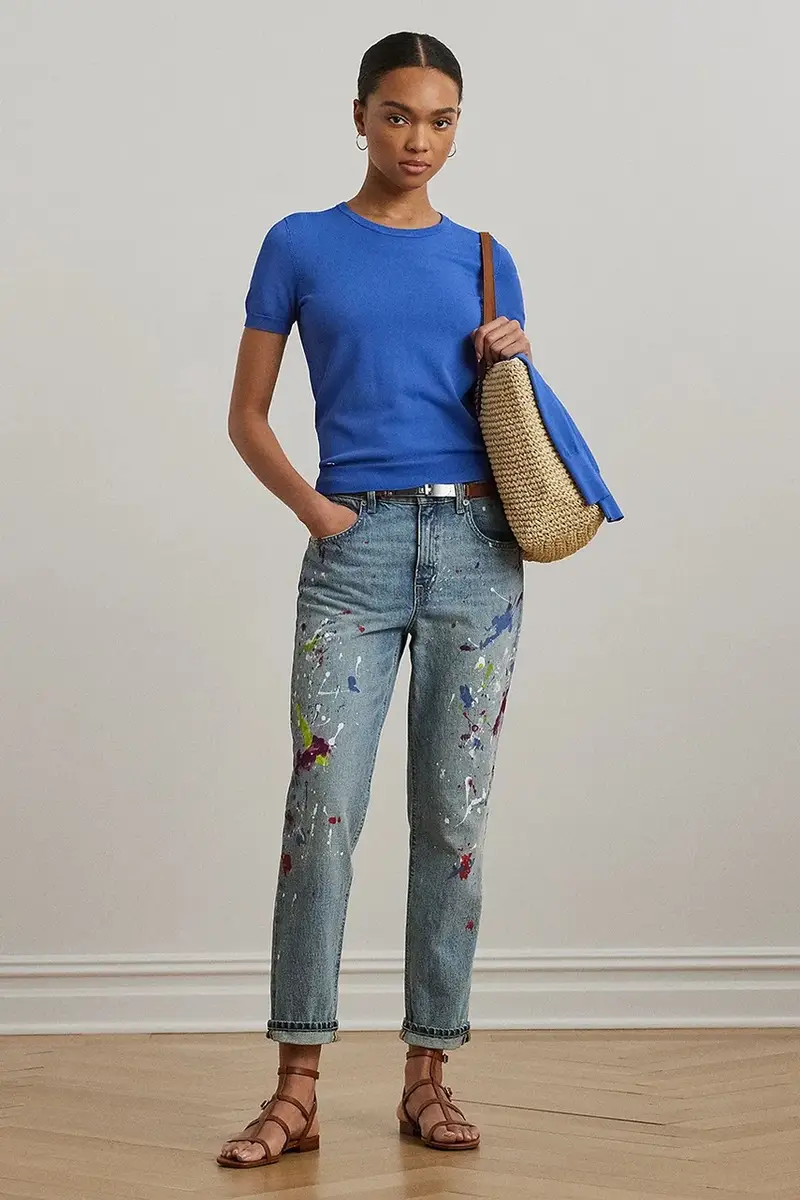 maglione donna colore blu 200971135 miniatura 3