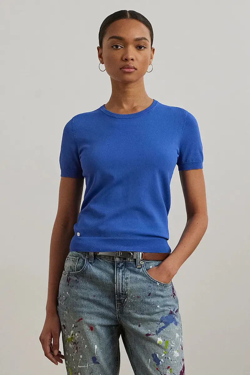 maglione donna colore blu 200971135