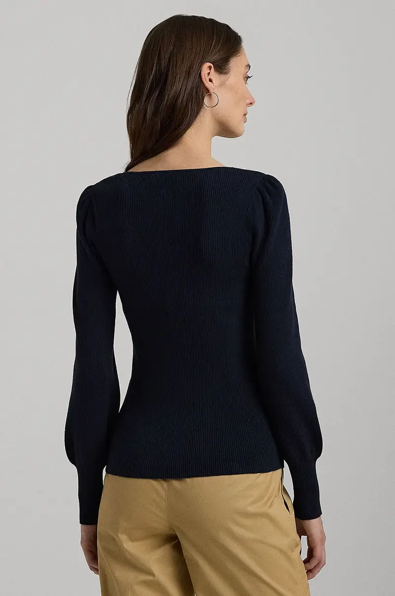 maglione donna colore blu navy 200940592 miniatura 2