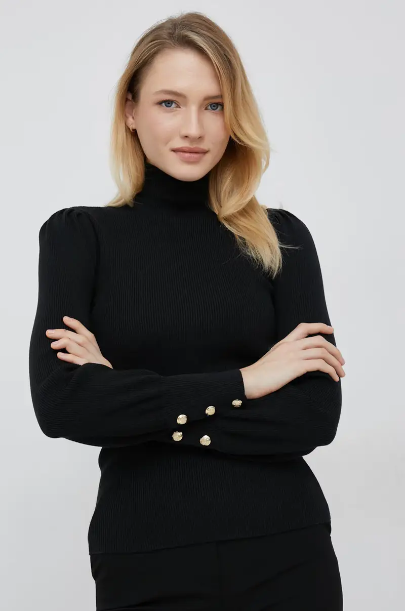 maglione donna Nero miniatura 4