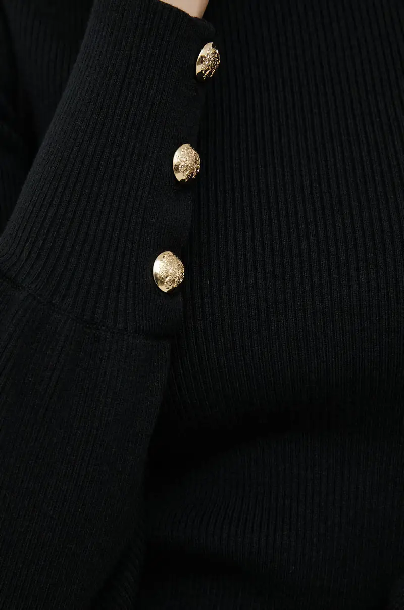 maglione donna Nero miniatura 5