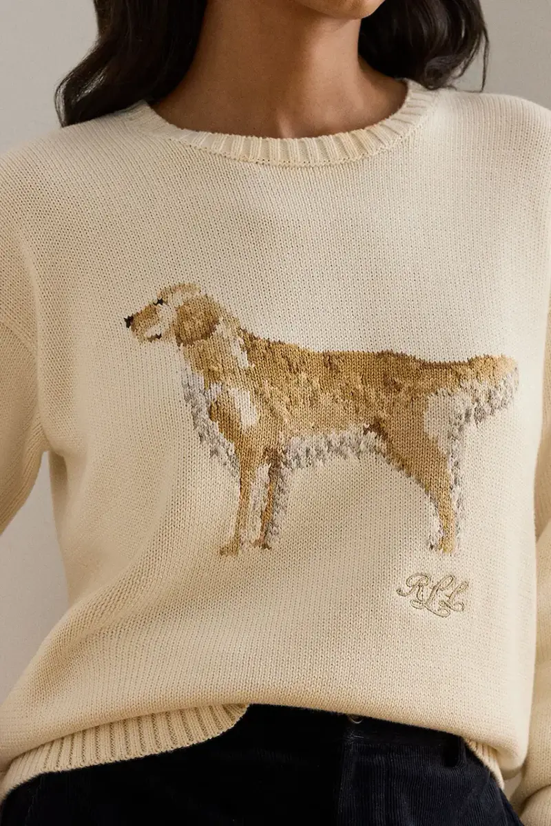 maglione in cotone donna colore beige 200P02074 miniatura 4