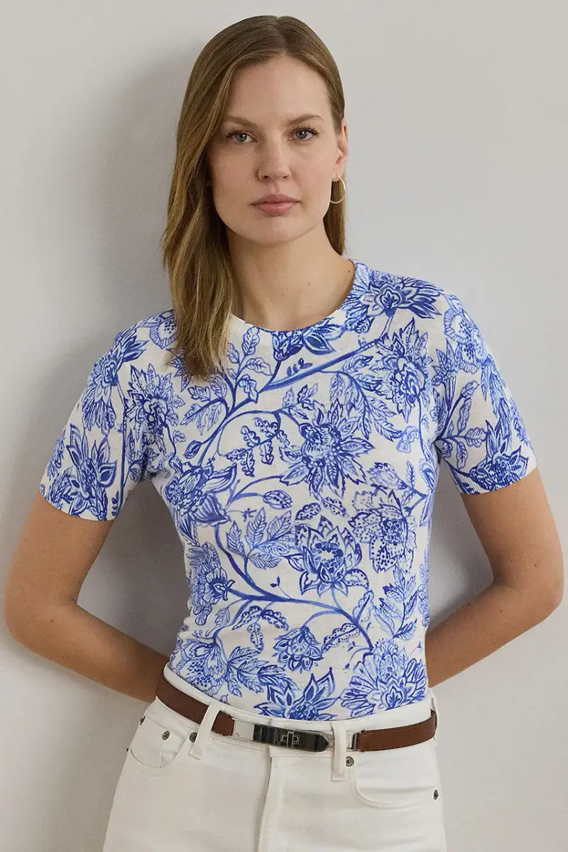 maglione in seta donna colore bianco 200971168