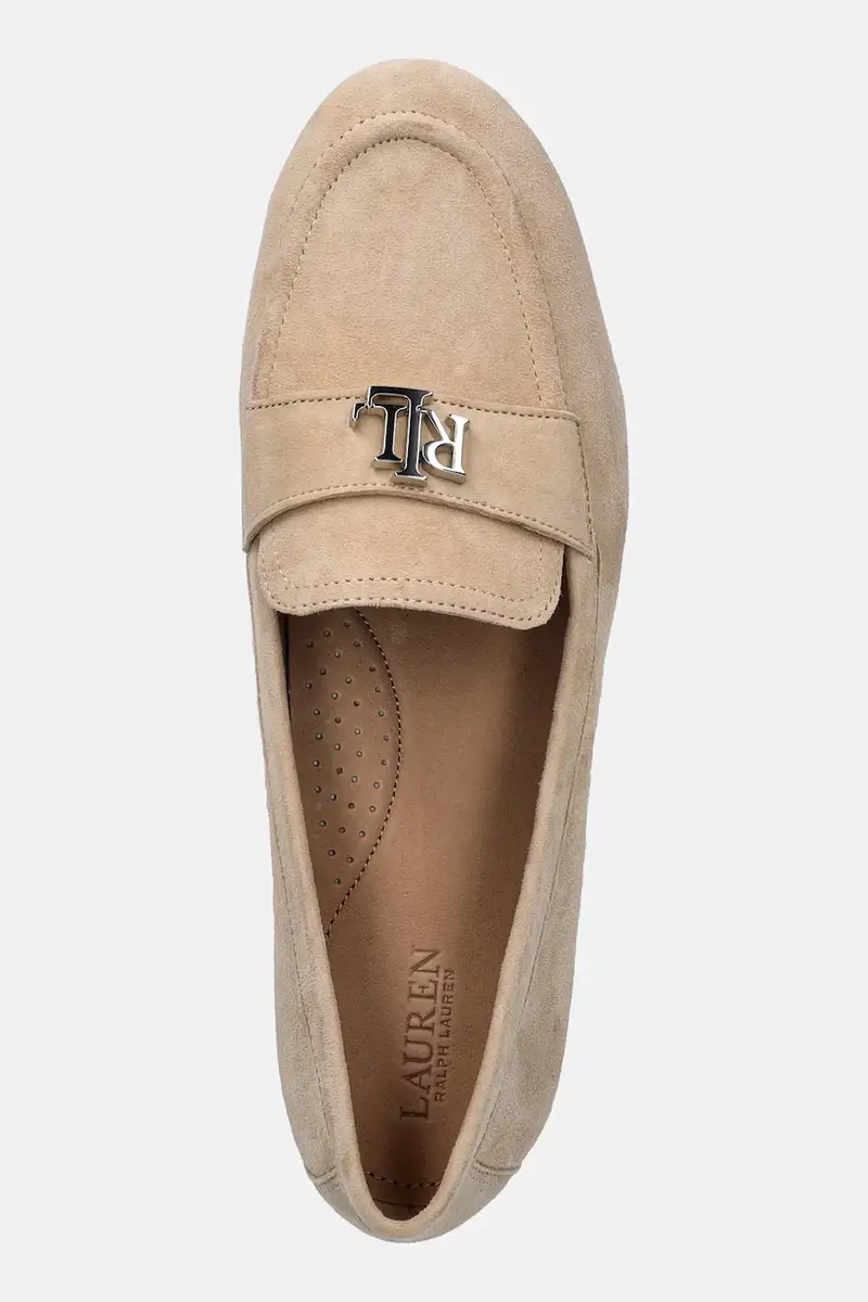 Lauren Ralph Lauren Mocassini Donna Beige 3242407 miniatura 4