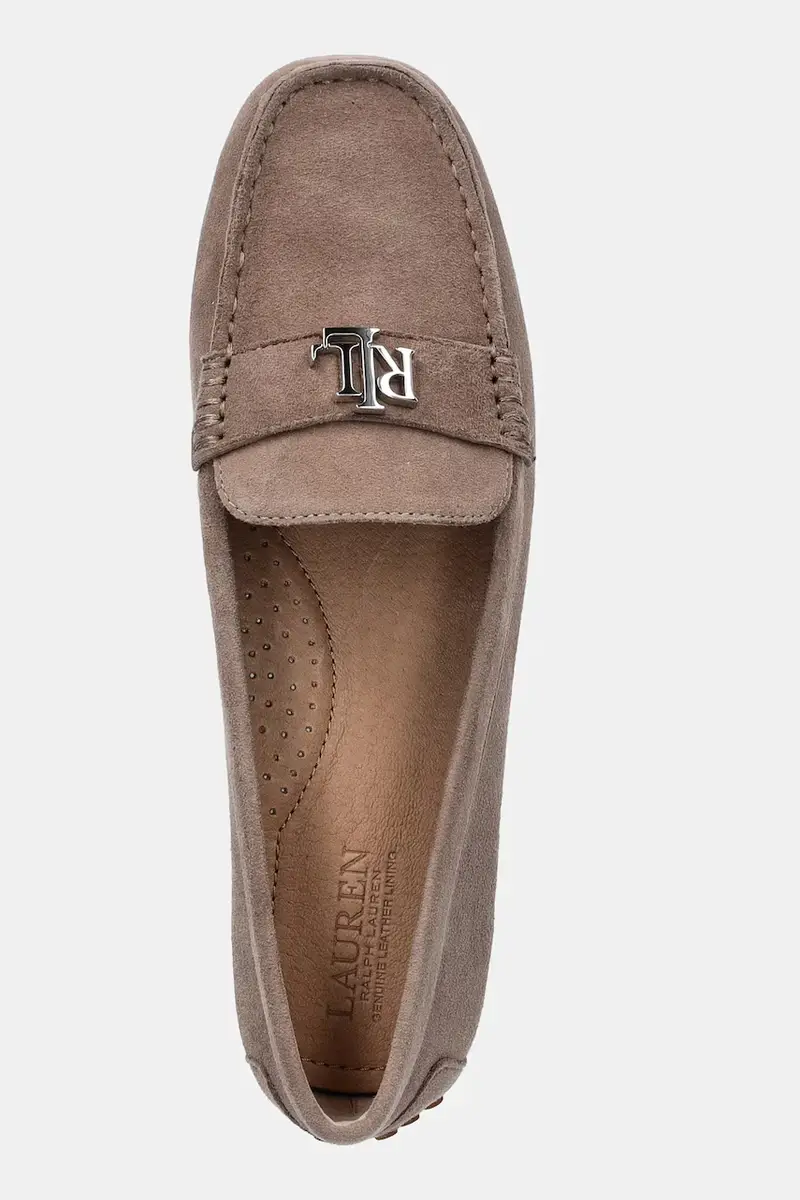 Lauren Ralph Lauren Mocassini Donna Beige 3840288 miniatura 4