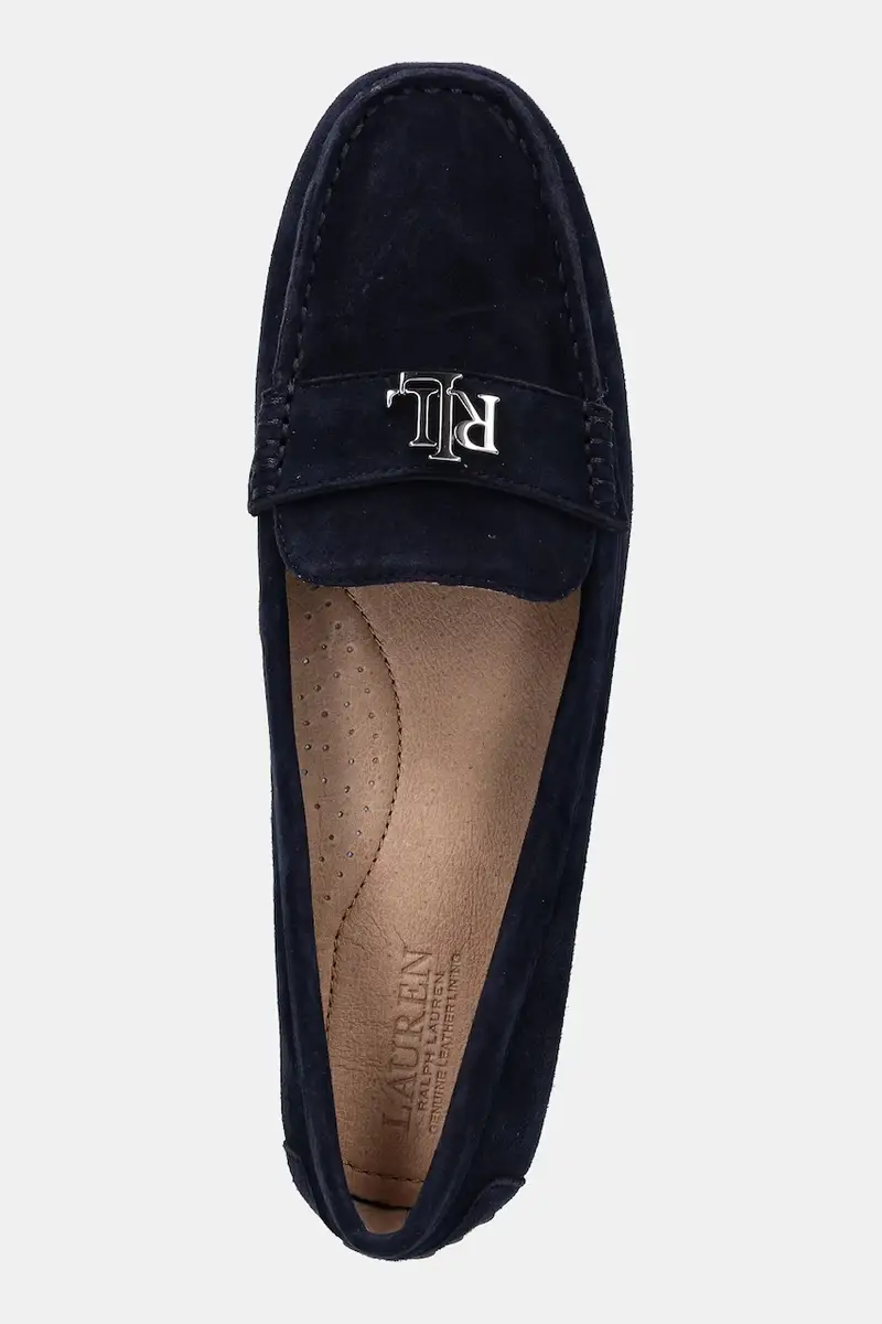 Lauren Ralph Lauren Mocassini Donna Blu 3246216 miniatura 4