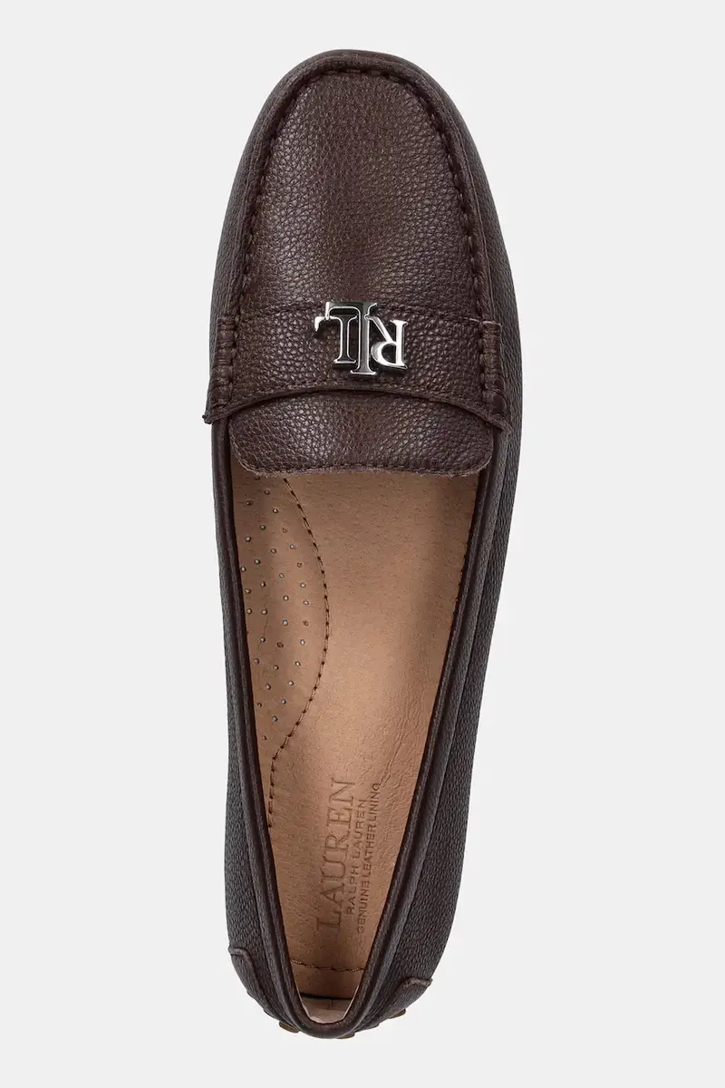 Lauren Ralph Lauren Mocassini Donna Marrone 3250314 miniatura 4