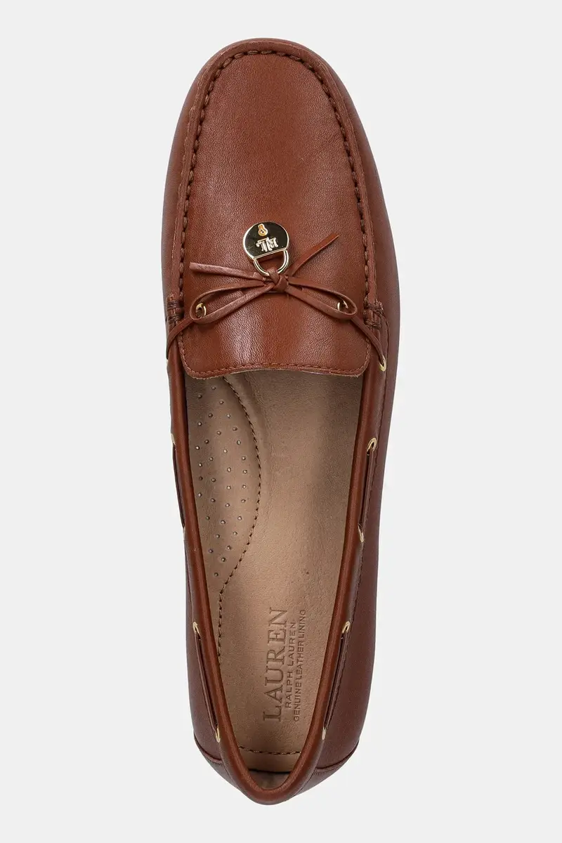 Lauren Ralph Lauren Mocassini Donna Marrone 3250313 miniatura 4