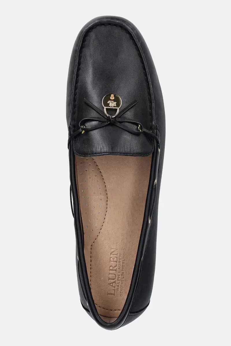 Lauren Ralph Lauren Mocassini Donna Nero 3275438 miniatura 4