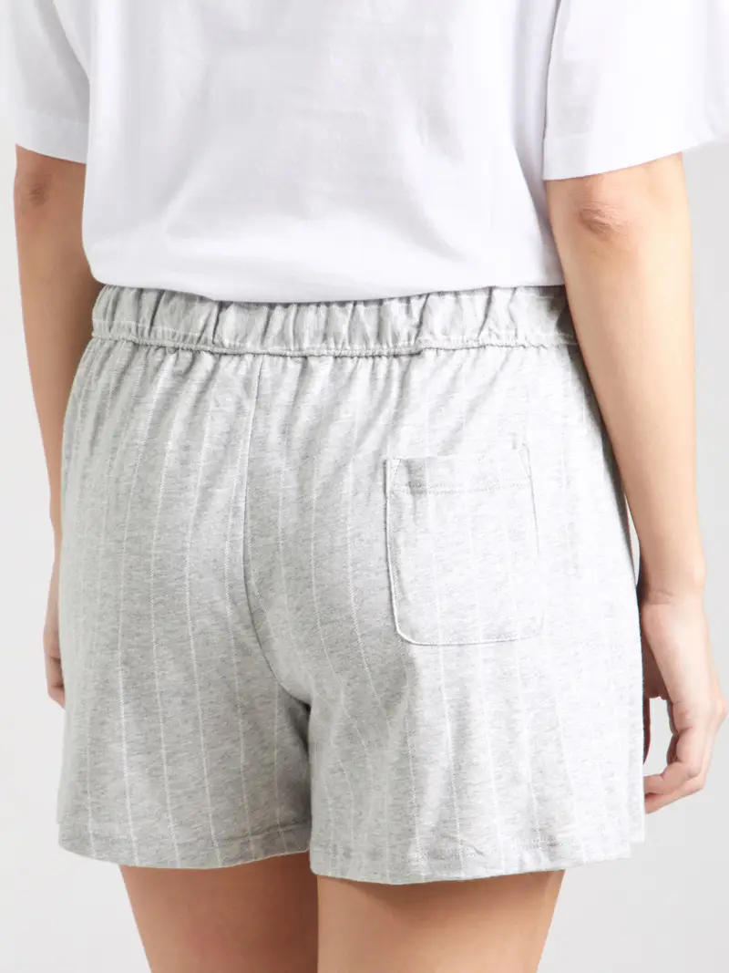 Pantaloncini da pigiama grigio sfumato / bianco miniatura 3