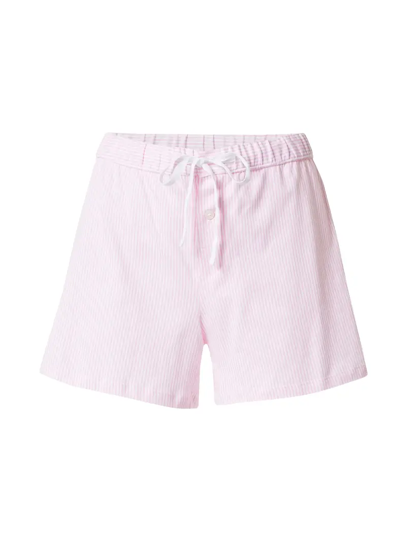 Lauren Ralph Lauren Pantaloncini da pigiama  rosa / bianco