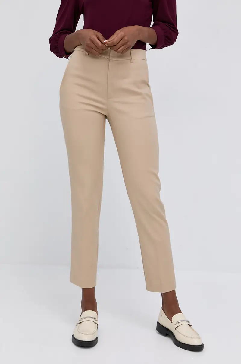 pantaloni Beige miniatura 2