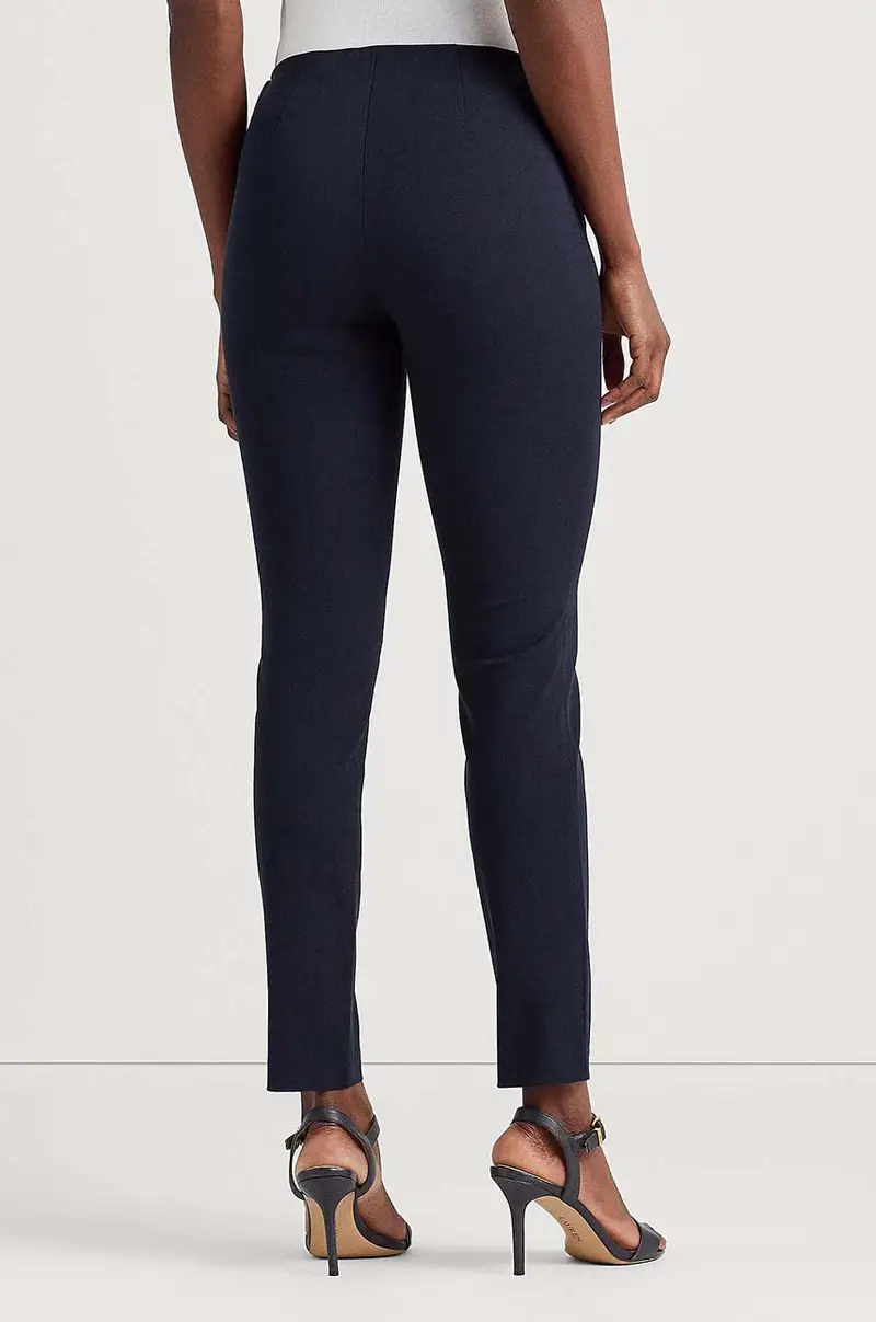 pantaloni donna Blu navy miniatura 3