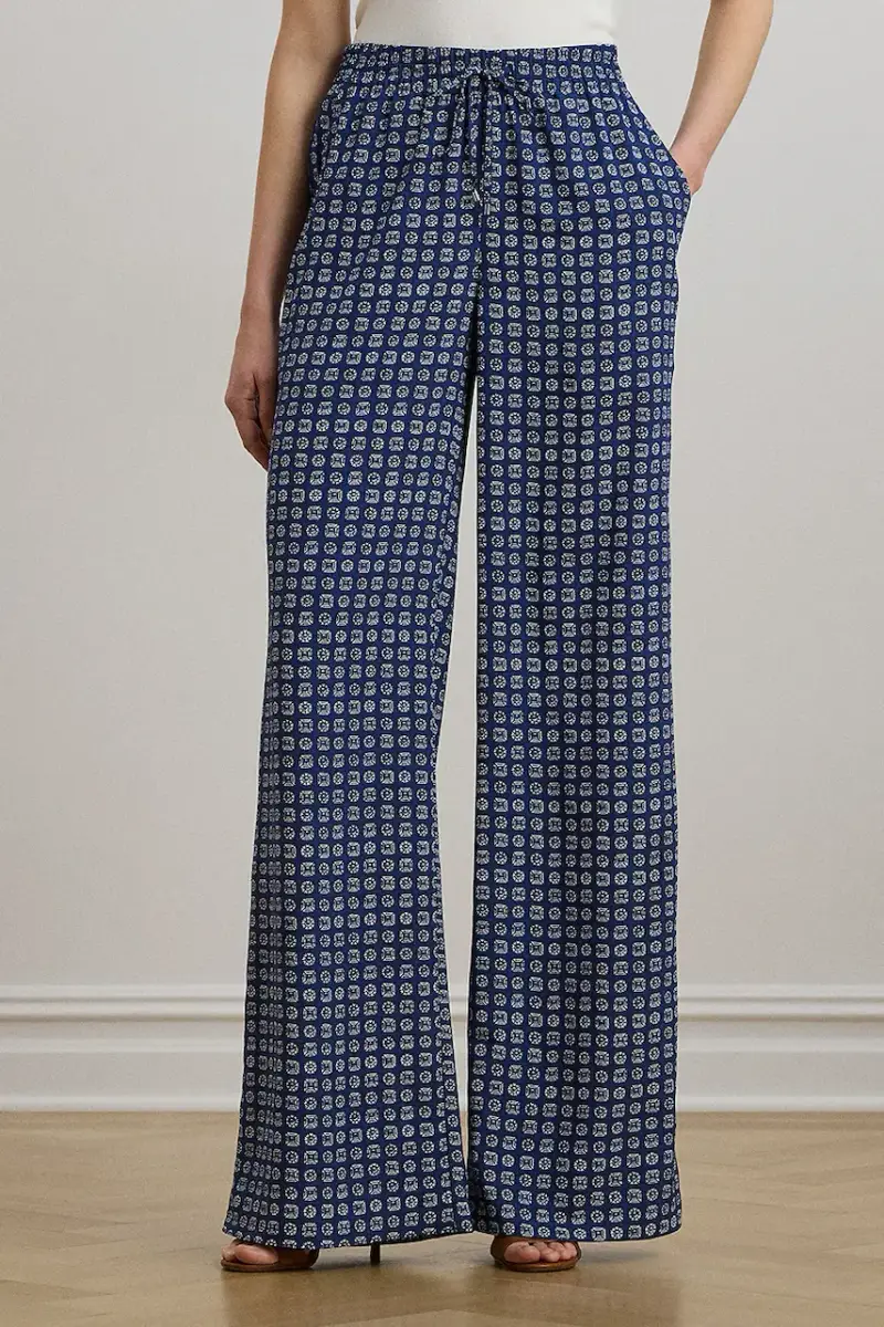 pantaloni donna colore blu navy 200970744 miniatura 2