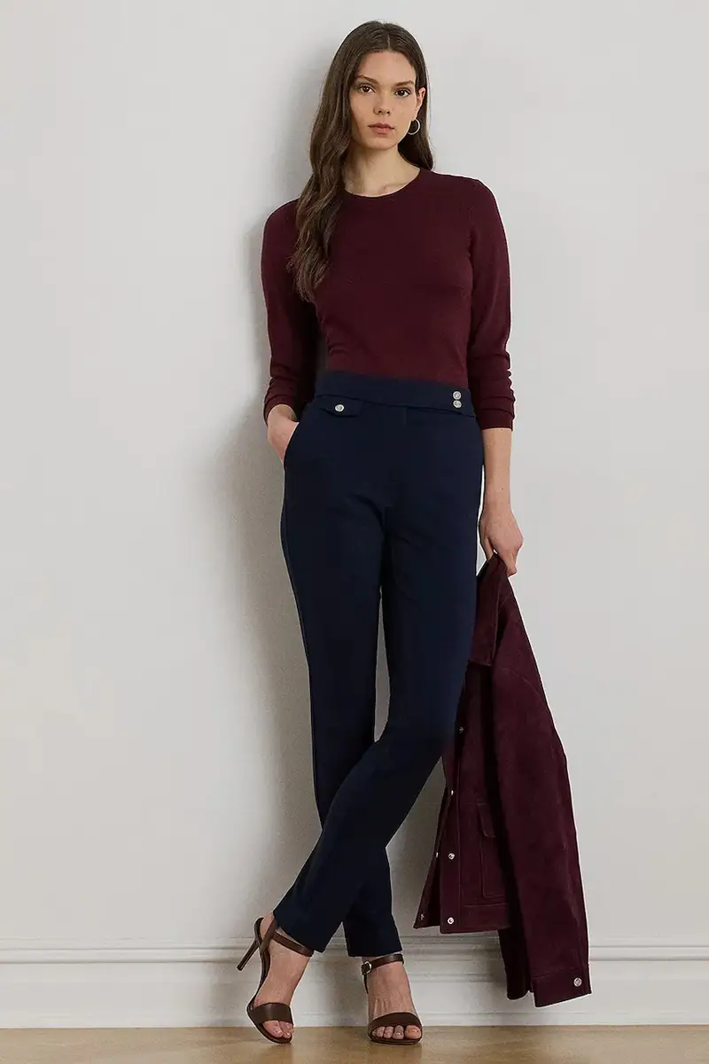 pantaloni donna colore blu navy 200980023