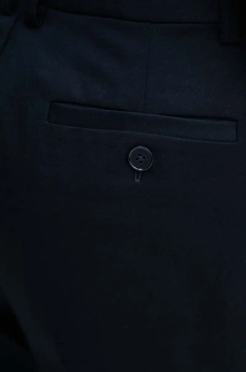 pantaloni donna colore blu navy miniatura 4