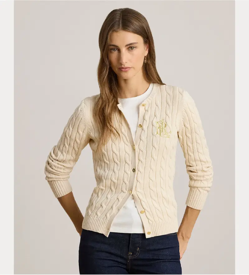 Lauren Ralph Lauren Cardigan Donna Beige 4036234