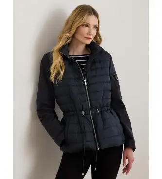 per donna 297979536003 Giacca trapuntata blu navy con collo a imbuto (S), Casual, Polister riciclato, Sostenibile