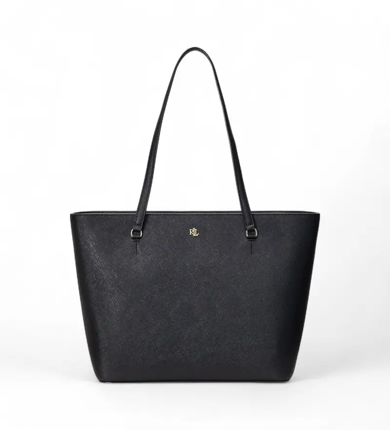 per donna. 431924351001 Borsa tote Karly in pelle nera media (OSFA), Nero, Casual