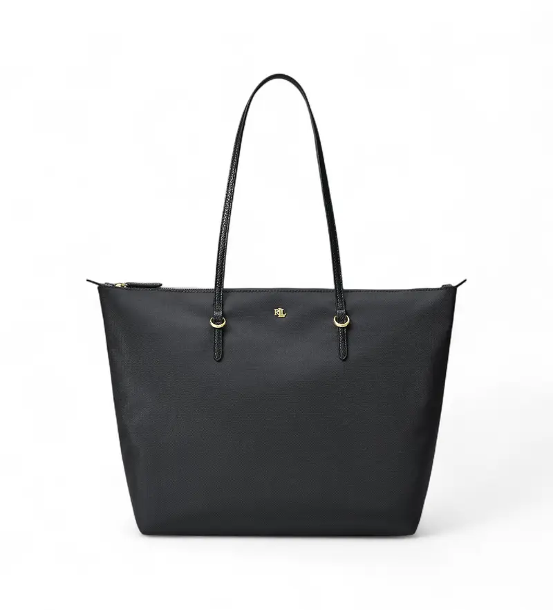 per donna. 431950007002 Borsa tote grande in nylon nero Keaton (OSFA), Casual, Sostenibile, Nylon riciclato