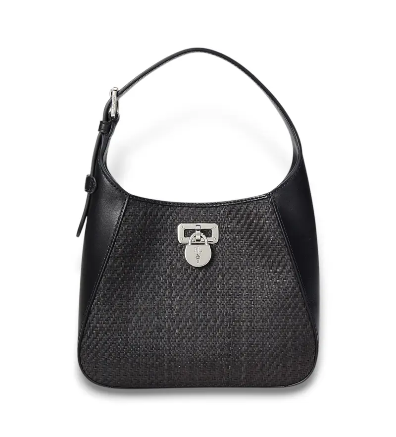 per donna. 431966751002 Borsa nera Tanner (OSFA), Nero, Casual, Rafia Pelle