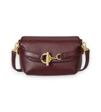 per donna 431P04297004 Borsa a tracolla piccola Blaike in pelle bordeaux (OSFA), Casual, Granata, Classico