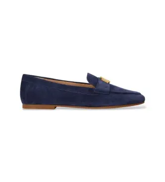 per donna 802959266001 Mocassini in pelle scamosciata blu navy Averi III (35), Nero, Basso, Camoscio, Nessuno, Classico