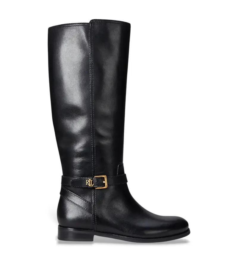 per donna. 802967769001 Stivali Brooke II in pelle brunita nera (35), Nero, Basso, Cerniera, Casual