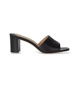 per donna 802974364001 Sandali Everley in vitello nero (35), Pelle, 5 a 8cm, Nessuno, Casual, Classico